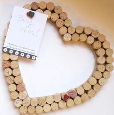 cork heart bulletin board