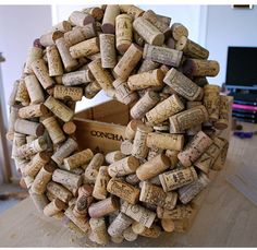 How-to cork wreath!